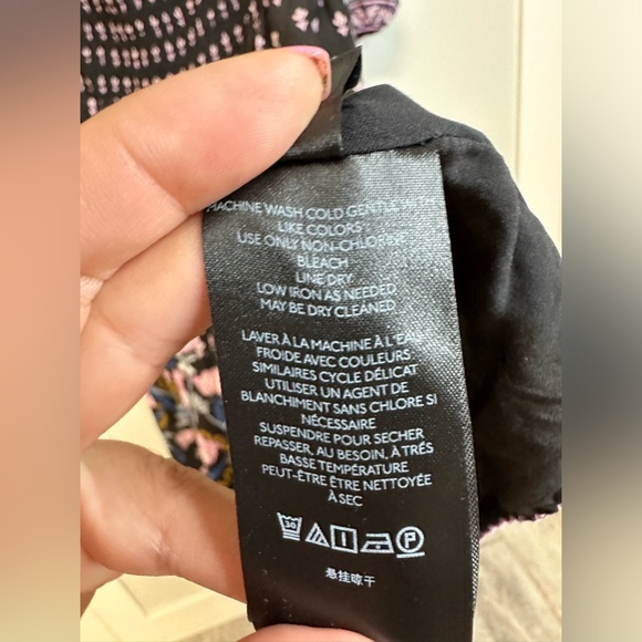 Anthropologie Dasha Smocked Midi Floral Tie  Bohemian Dress Size Large - Picture 14 of 17